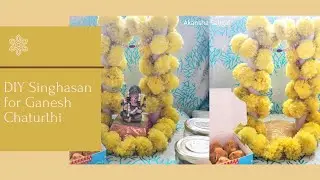 DIY Singhasan for Ganpati 