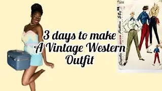 How to make a 1950’s western outfit | simplicity 1818 and Patsy Blouse
