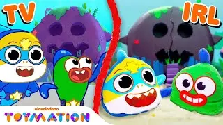 Superhero Baby Shark & Captain Kelp Save Playtime! | Baby Shark's Big Show Toys | Toymation