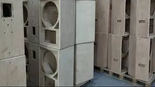 Manufacturing Sound Town's PA Speaker and Subwoofer Cabinets (Behind the Scenes)
