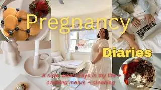 Slow week in my Life as PREGNANT | Cooking + Cleaning + NYC vlog | #pregnancydiaries #nycvlog