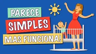 Como AJUDAR o BEBÊ A DORMIR SOZINHO - Dica Rápida