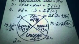 Расчет петель на свитер-реглан.