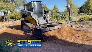 The #1 Skid Steer Box Grader - Demonstration | Skid Steer Solutions