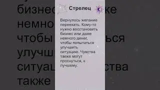 Стрелец: гороскоп на среду 28 Августа 2024 #short
