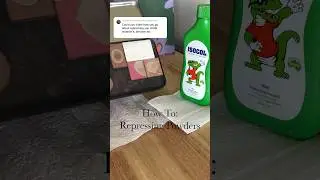 Here is how to easily repress any powders