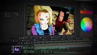 Twitch Slide Transition | Beginners After Effects Tutorial | Dragon Ball FighterZ style