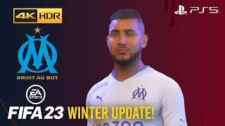 FIFA 23 PS5 - *WINTER UPDATE* - MARSEILLE - PLAYER FACES AND RATINGS