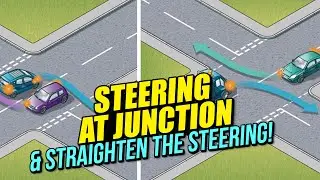 Steering at Junction & Straighten the Steering!