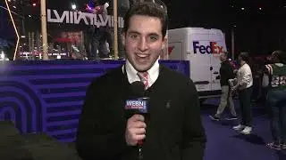 WEBN at the Super Bowl.