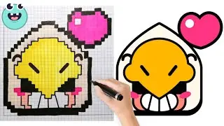 How to draw a Poko icon by cells | Brawl Stars