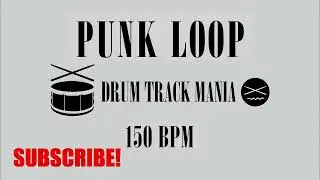 Punk Loop 150 BPM Drum Backing Track