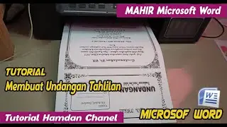 An Easy Way to Make a Tahlilan Invitation with a Template in Microsoft Word