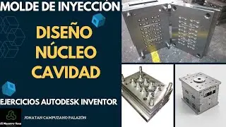 Ejercicios INVENTOR MOLDE INYECCION  Ejercicio 5