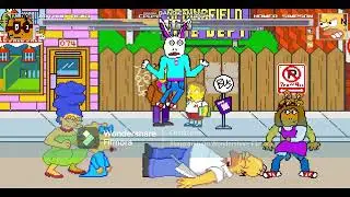 mugen team arthur read vs team the simpsons