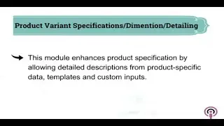 Product Variant Specifications/Dimention/Detailing