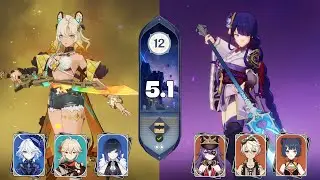 ULTIMATE SUPORT C0 XILONEN & FRIENDLY BUILD RAIDEN OVERLOAD FULL STAR SPIRAL ABYSS 5.1