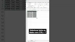 Ajustar Linhas e Colunas Automaticamente no Excel | #shorts