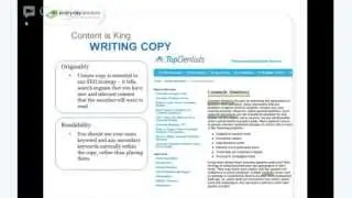 Search Engine Optimization: Content Creation