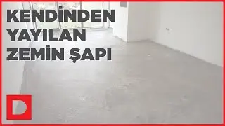 Kendinden Yayılan Zemin Şapı Uygulama