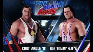 WWE 2k18 Dream Match   Bret Hart vs Kurt Angle
