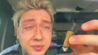 smoking a blunt as fast as I can (hotbox)