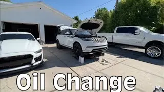 How to Change Oil / Range Rover Velar