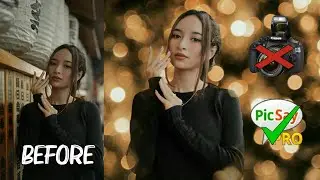 CARA EDIT FOTO MENJADI BOKEH DI PICSAY PRO!!