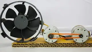 How to Make a generator with two dc motor