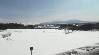 富良野バス　富良野ラベンダー号　旭川空港⇒新富良野プリンスホテル行き