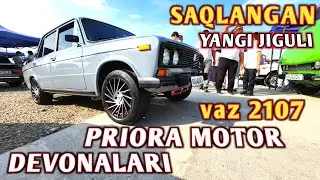 BIR YILDA 2000 KM YURGAN JIGULI NAMANGAN MASHINA BOZORIDA. VAZ 2107NI INJIQLARI