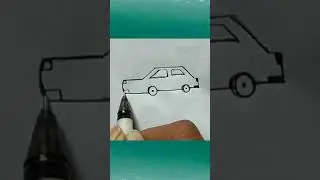 How to draw a Easy Car ll Step by step ll technical video info