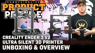 Creality Ender 3 V2 220x220x250mm Ultra Silent 3D Printer - Unboxing & Assembly Video