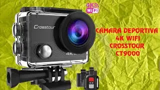 ♍️CÁMARA DEPORTIVA 4K  CROSSTOUR CT 9000