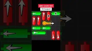 18 August Hamster key unlock | Hamster Kombat Mini #shorts #viralvideo #trending #hamster #minigame