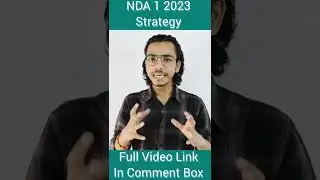 How to Crack NDA 1 2023 in First Attempt| NDA 1 2023 Preparation Strategy 🔥