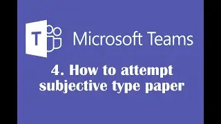 4. How to attempt subjective type paper