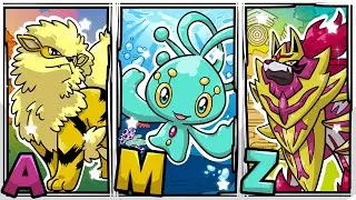 Catch a Shiny Pokemon of Every Letter, Then Battle!