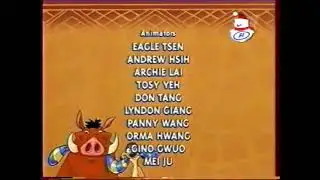 Timon & Pumbaa End Credits(Russian,Первый канал,December 2003 Airing)