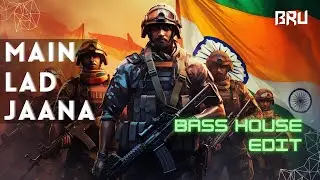 MAIN LAD JAANA | BRU | BASS HOUSE EDIT | @itsbrumusic | Audio Visualizer