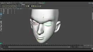Face Rig (test) Autodesk Maya