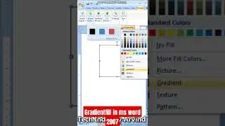 gradient fill in shape 