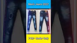 2022 Trend Jeans 👖 for Men Under 749/- 😍 #shorts #amazikshop #mens