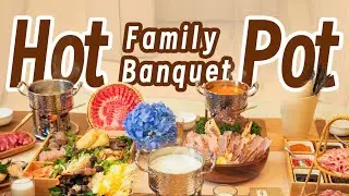 The first family banquet in autumn, hot pot, and some imperial crabs 秋天的第一顿火锅，简单吃点帝王蟹  | 曼食慢语