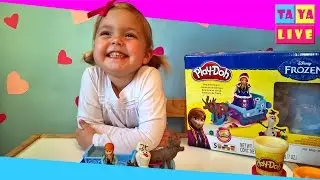 Развивающие игры для детей ПЛЕЙ ДО. Набор Play Doh Холодное сердце.