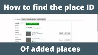 How to find the place ID of added places (How to make a game teleporter for my horror game series)