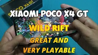 League of Legends Wild Rift in Xiaomi POCO X4 GT (Hand Cam)