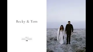 Frosty Winter Cumbrian Seaside Post-Wedding Portrait Session