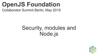 Security, modules and Node js