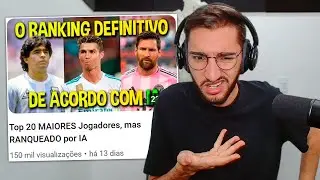 Top 20 MAIORES Jogadores, mas RANQUEADO por IA